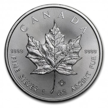 Maple Leaf 2020 usirkulert sølvmynt