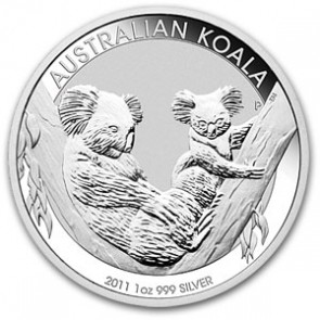 Australsk Koala 2011 Sølvmynt 1 unse